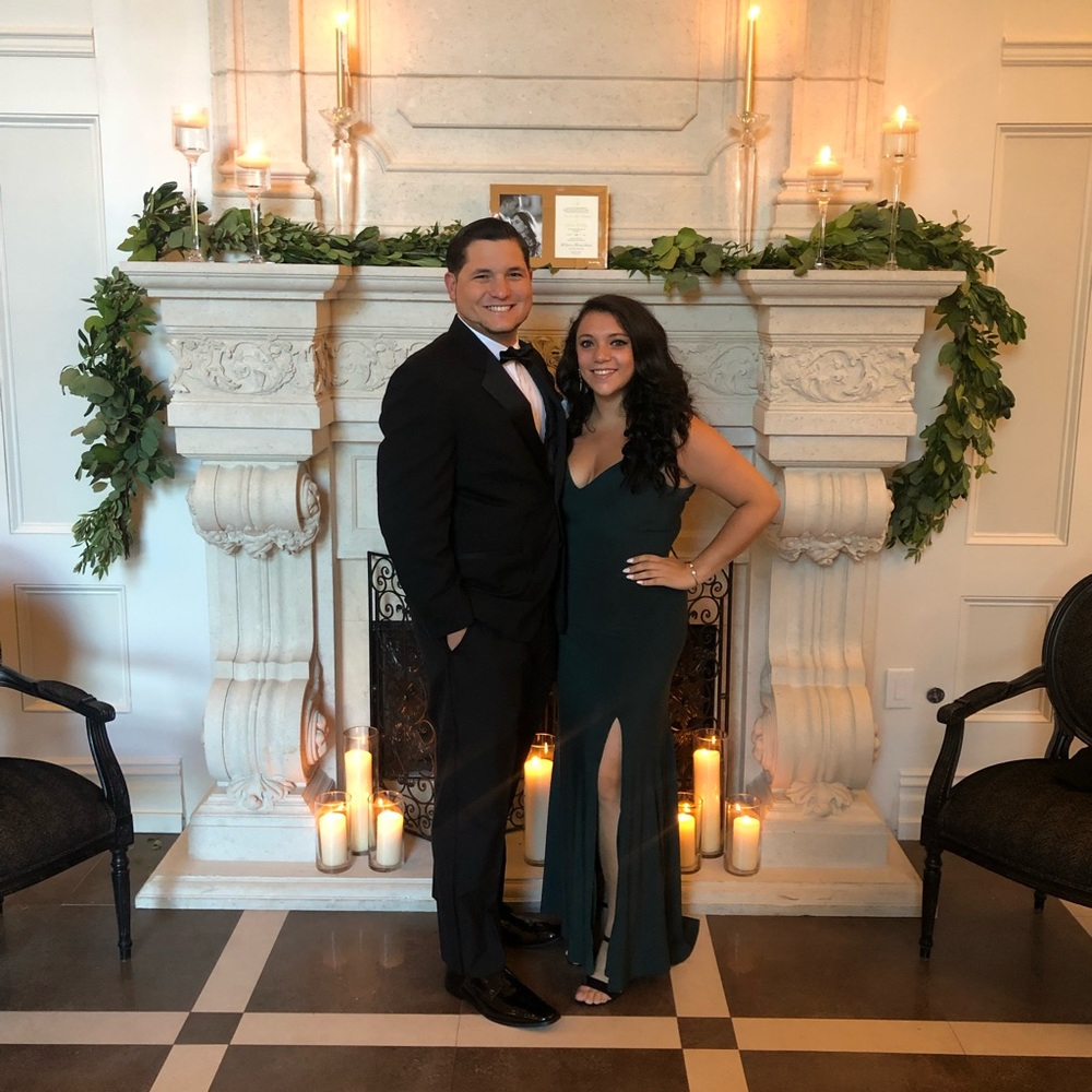 Emerald Green Formal Wedding Guest Dress